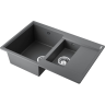Мойка OMOIKIRI DAISEN 78-2T-PL Tetogranit/платина 4993533
